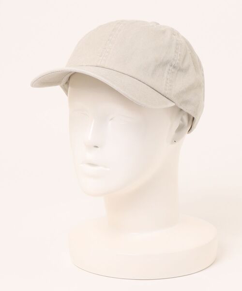 newhattan（ニューハッタン）の「【newhattan】Pigment Dyed Baseball Cap（キャップ・メンズ・ベージュ/バーガンディー/ブルー/ブラック/ライトブルー/サックスブルー/ライラック/スモークピンク・フリー）」の11枚目の写真