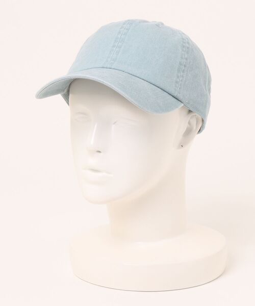 newhattan（ニューハッタン）の「【newhattan】Pigment Dyed Baseball Cap（キャップ・メンズ・ベージュ/バーガンディー/ブルー/ブラック/ライトブルー/サックスブルー/ライラック/スモークピンク・フリー）」の12枚目の写真