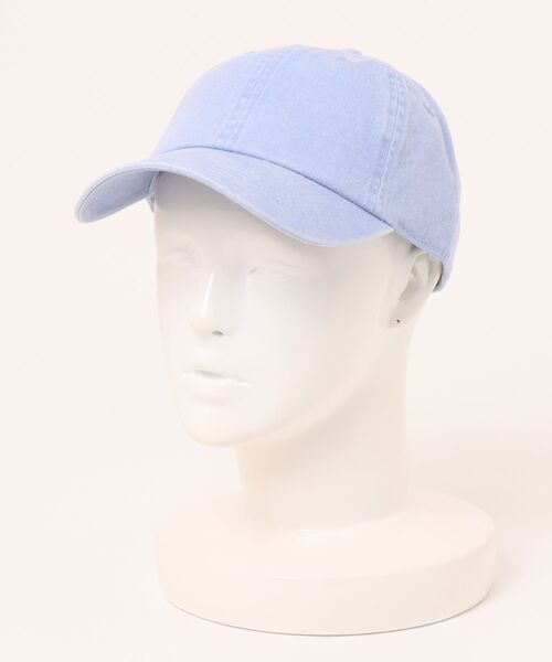 newhattan（ニューハッタン）の「【newhattan】Pigment Dyed Baseball Cap（キャップ・メンズ・ベージュ/バーガンディー/ブルー/ブラック/ライトブルー/サックスブルー/ライラック/スモークピンク・フリー）」の13枚目の写真