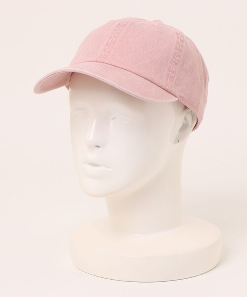 newhattan（ニューハッタン）の「【newhattan】Pigment Dyed Baseball Cap（キャップ・メンズ・ベージュ/バーガンディー/ブルー/ブラック/ライトブルー/サックスブルー/ライラック/スモークピンク・フリー）」の16枚目の写真