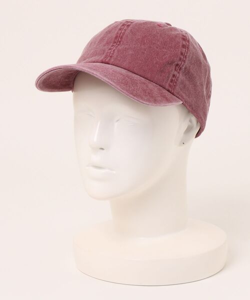 newhattan（ニューハッタン）の「【newhattan】Pigment Dyed Baseball Cap（キャップ・メンズ・ベージュ/バーガンディー/ブルー/ブラック/ライトブルー/サックスブルー/ライラック/スモークピンク・フリー）」の17枚目の写真