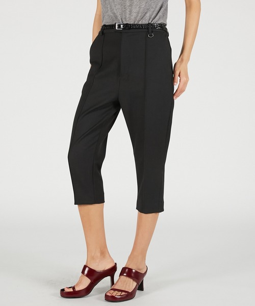 PRANK PROJECT（プランクプロジェクト）の「【2026Summer Pre-Order】サイドフックカプリパンツ / Side Hook Capri Pants（その他パンツ・レディース・チャコールグレー/ブラック・36/38）」の2枚目の写真