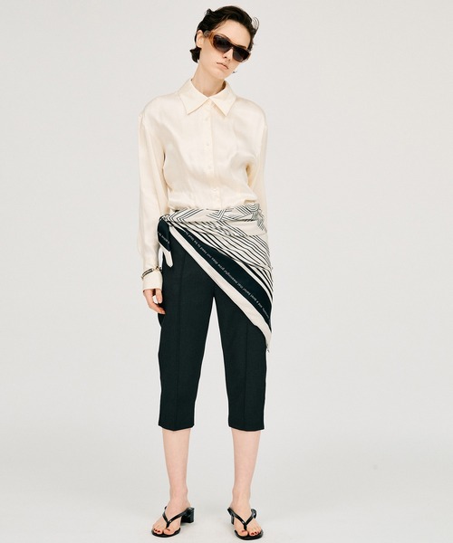 PRANK PROJECT（プランクプロジェクト）の「【2026Summer Pre-Order】サイドフックカプリパンツ / Side Hook Capri Pants（その他パンツ・レディース・チャコールグレー/ブラック・36/38）」の7枚目の写真