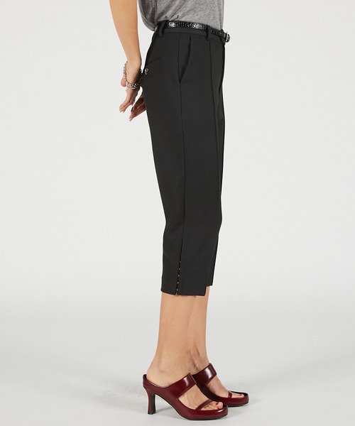 PRANK PROJECT（プランクプロジェクト）の「【2026Summer Pre-Order】サイドフックカプリパンツ / Side Hook Capri Pants（その他パンツ・レディース・チャコールグレー/ブラック・36/38）」の15枚目の写真