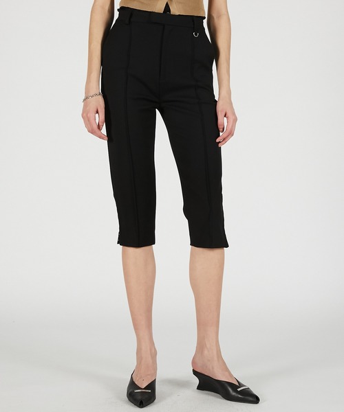 PRANK PROJECT（プランクプロジェクト）の「【2026Summer Pre-Order】サイドフックカプリパンツ / Side Hook Capri Pants（その他パンツ・レディース・チャコールグレー/ブラック・36/38）」の17枚目の写真