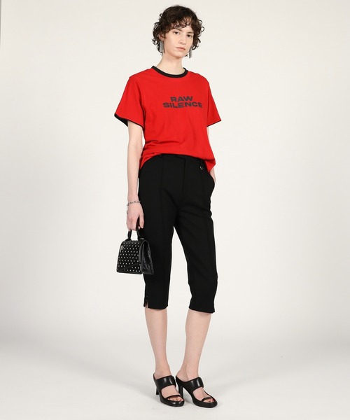 PRANK PROJECT（プランクプロジェクト）の「【2026Summer Pre-Order】サイドフックカプリパンツ / Side Hook Capri Pants（その他パンツ・レディース・チャコールグレー/ブラック・36/38）」の5枚目の写真