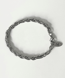 MUCENT（ムセント）の「シグネチャートリプルチェーンサージカルブレスレット（シルバー）（ブレスレット）」