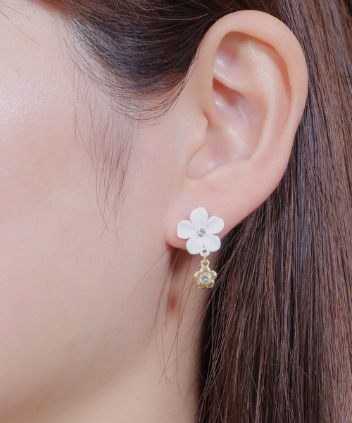 ジャスミン ピアス(ピアス(両耳用))|MARY QUANT(マリークワント ジャスミン ピアス(ピアス(両耳用))|MARY QUANT(マリークワント