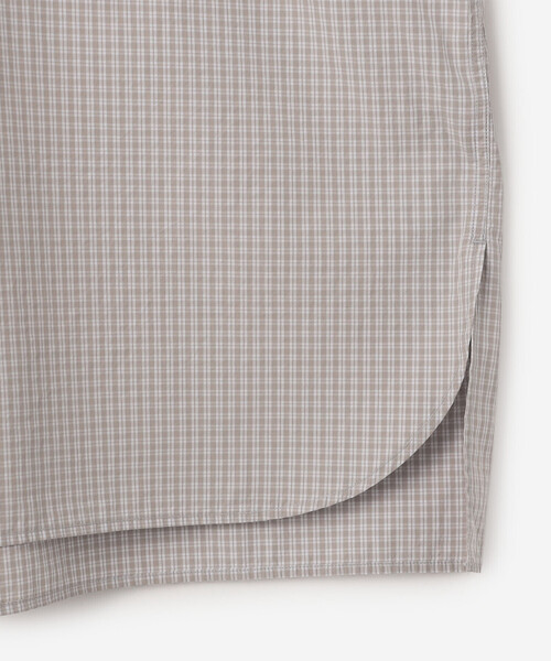 DANTON(ダントン)の「DANTON | コットンポプリン 半袖シャツワンピース PLAID WOMEN(シャツワンピース・レディース・ブラウン系その他/グレー系その他/ブラック系その他・36)」の10枚目の写真