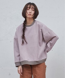 Dulcamara | バークコーデュロイワイドPO(スウェット)