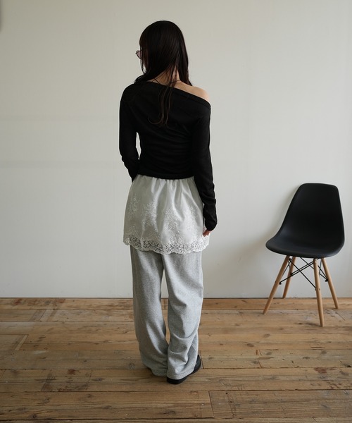 Kotoe(コトエ)の「フラワー刺繍レーススカート(スカート・レディース・ホワイト・FREE)」の17枚目の写真