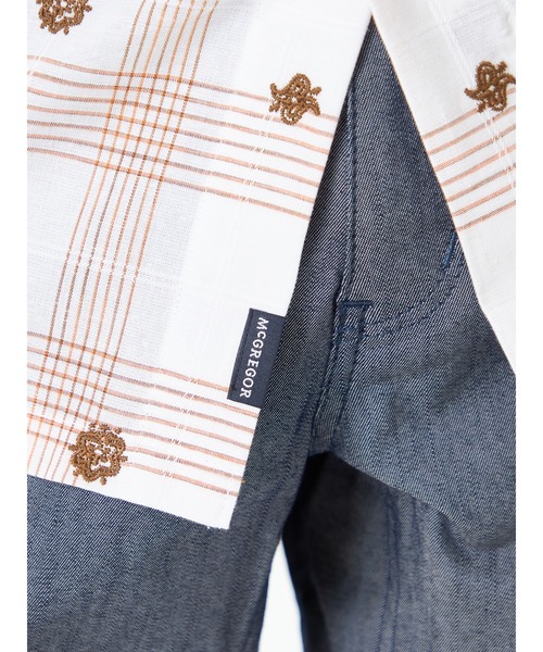 McGREGOR(マックレガー)の「ペイズリー刺繍シャツ(シャツ/ブラウス・メンズ・アイボリー/ブルー・M/L)」の5枚目の写真