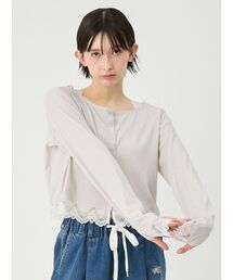 LILY BROWN | 【UVカット/接触冷感】レースフーディトップス(Tシャツ/カットソー)