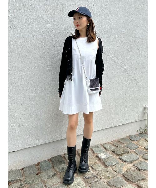 LILY BROWN（リリーブラウン）の「【UVカット/接触冷感】レースフーディトップス（Tシャツ/カットソー・レディース・ブラック/グレイッシュベージュ/ホワイト・F）」の19枚目の写真