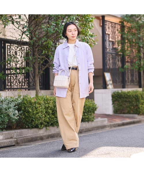 COMMON＋HAUS（コモンハウス）の「カーゴバレルパンツ（カーゴパンツ・レディース・ブラック/ブラウン/ベージュ・S/M/L）」の6枚目の写真