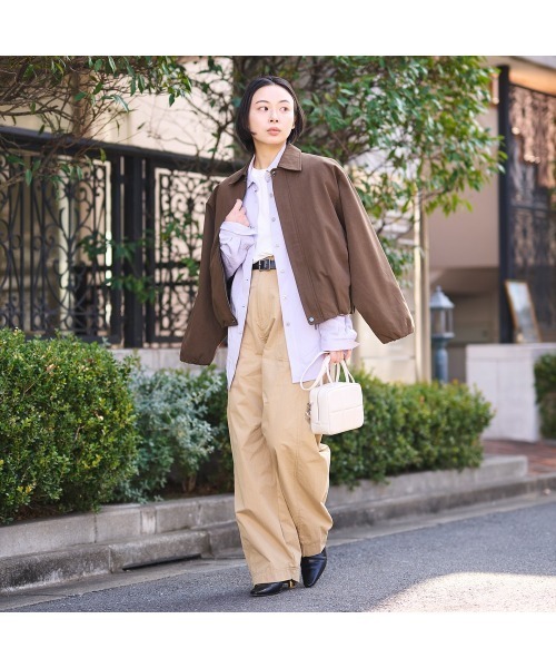 COMMON＋HAUS（コモンハウス）の「カーゴバレルパンツ（カーゴパンツ・レディース・ブラック/ブラウン/ベージュ・S/M/L）」の7枚目の写真