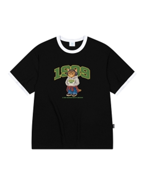 1989STANDARD（1989スタンダード）の「[ヤンステルX1989] MIXTAPEクールコットンリンガー半袖(SRSSTD-0213)（Tシャツ/カットソー・メンズ・ブラック/アイボリー/ライトグレー・MEDIUM/LARGE/X-LARGE）」の3枚目の写真