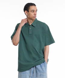 ピグメントカラー半袖Tシャツグリーン
