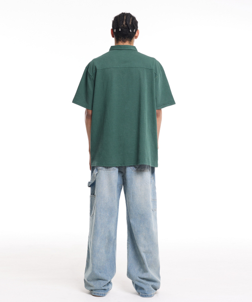 CREAM SODA LAB(クリームソーダラボ)の「ピグメントカラー半袖Tシャツグリーン(Tシャツ/カットソー・メンズ・その他・LARGE/X-LARGE)」の4枚目の写真