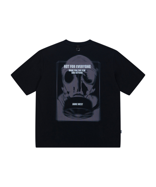 JAMIE WEST(ジェイミーウエスト)の「ビッグマスクウォッシュドTシャツ(ブラック)(Tシャツ/カットソー・レディース・その他・MEDIUM/LARGE/X-LARGE)」の1枚目の写真