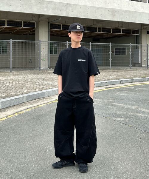 JAMIE WEST(ジェイミーウエスト)の「ビッグマスクウォッシュドTシャツ(ブラック)(Tシャツ/カットソー・レディース・その他・MEDIUM/LARGE/X-LARGE)」の5枚目の写真