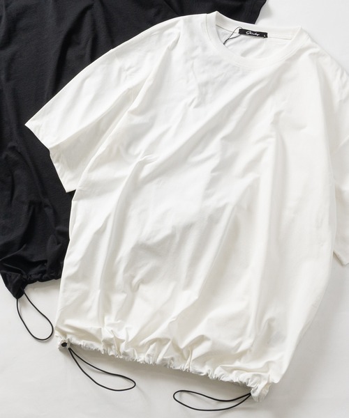 JOHN'S CLOSET（ジョンズクローゼット）の「【7】マルチファンクション ドローコード BIG Tシャツ ストレッチ/速乾（Tシャツ/カットソー・メンズ・ベージュ/カーキ/ホワイト/ブラック/チャコールグレー・LARGE/X-LARGE/MEDIUM）」の2枚目の写真