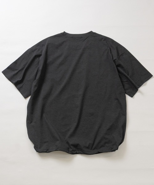 JOHN'S CLOSET（ジョンズクローゼット）の「【7】マルチファンクション ドローコード BIG Tシャツ ストレッチ/速乾（Tシャツ/カットソー・メンズ・ベージュ/カーキ/ホワイト/ブラック/チャコールグレー・LARGE/X-LARGE/MEDIUM）」の6枚目の写真