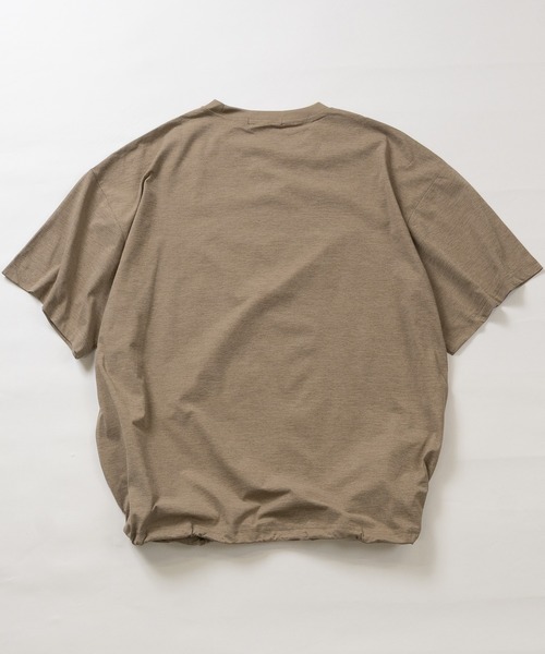 JOHN'S CLOSET（ジョンズクローゼット）の「【7】マルチファンクション ドローコード BIG Tシャツ ストレッチ/速乾（Tシャツ/カットソー・メンズ・ベージュ/カーキ/ホワイト/ブラック/チャコールグレー・LARGE/X-LARGE/MEDIUM）」の16枚目の写真