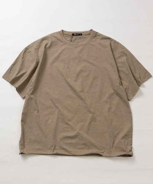 JOHN'S CLOSET（ジョンズクローゼット）の「【7】マルチファンクション ドローコード BIG Tシャツ ストレッチ/速乾（Tシャツ/カットソー・メンズ・ベージュ/カーキ/ホワイト/ブラック/チャコールグレー・LARGE/X-LARGE/MEDIUM）」の14枚目の写真