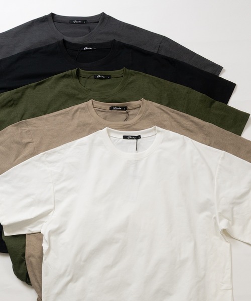 JOHN'S CLOSET（ジョンズクローゼット）の「【7】マルチファンクション ドローコード BIG Tシャツ ストレッチ/速乾（Tシャツ/カットソー・メンズ・ベージュ/カーキ/ホワイト/ブラック/チャコールグレー・LARGE/X-LARGE/MEDIUM）」の9枚目の写真