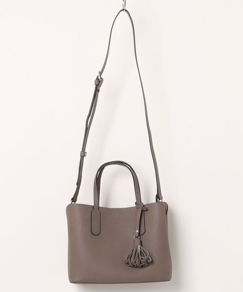 U by Ungaro（ユーバイウンガロ）の「U by ungaro（ユーバイウンガロ）　メロディ　2WAYミニハンド（ハンドバッグ・レディース・グレー/オフホワイト/ブラック・FREE）」の3枚目の写真