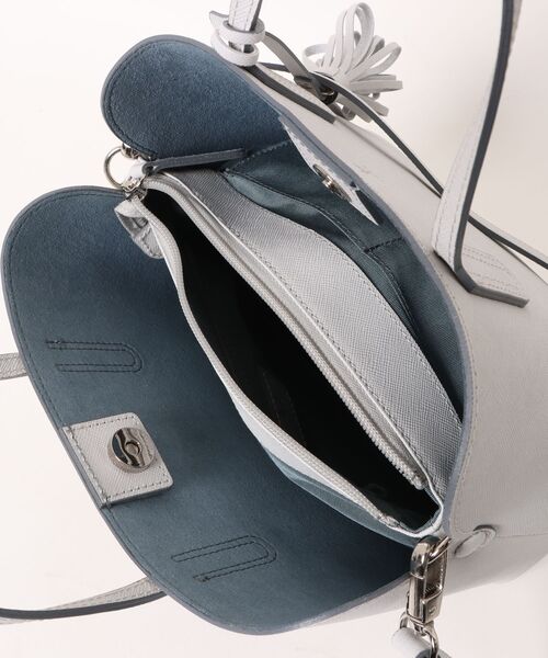 U by Ungaro（ユーバイウンガロ）の「U by ungaro（ユーバイウンガロ）　メロディ　2WAYミニハンド（ハンドバッグ・レディース・グレー/オフホワイト/ブラック・FREE）」の7枚目の写真