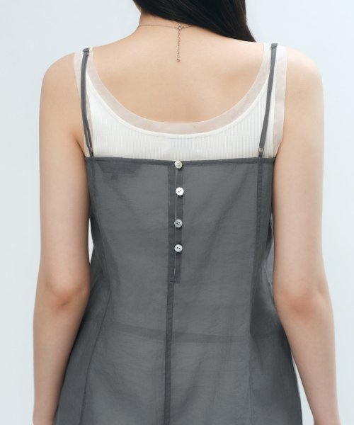 MUSINSA STANDARD WOMAN（ムシンサスタンダードウーマン）の「ウィメンズシアーミニドレス[グレー]（ワンピース・レディース・その他・X-SMALL/SMALL/MEDIUM/LARGE）」の5枚目の写真