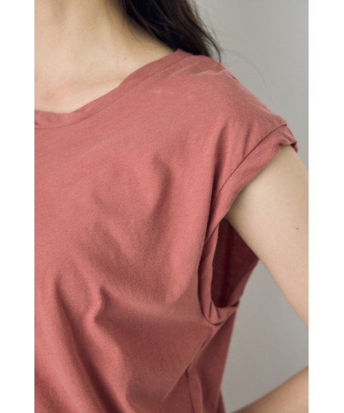 AZUL by moussy(アズールバイマウジー)の「ドライタッチツイストネックタンクトップ(タンクトップ・レディース・ライム/ライトブラック/オフホワイト/ピンク・MEDIUM/SMALL)」の17枚目の写真