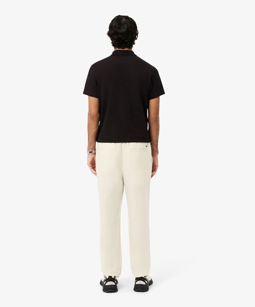 LACOSTE（ラコステ）の「リネン×レーヨンブレンドイージーワイドパンツ（スウェットパンツ・メンズ・オフホワイト/ブラウン・XS/S/M/L）」の13枚目の写真
