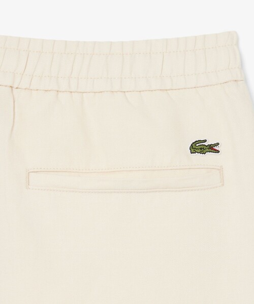 LACOSTE（ラコステ）の「リネン×レーヨンブレンドイージーワイドパンツ（スウェットパンツ・メンズ・オフホワイト/ブラウン・XS/S/M/L）」の17枚目の写真