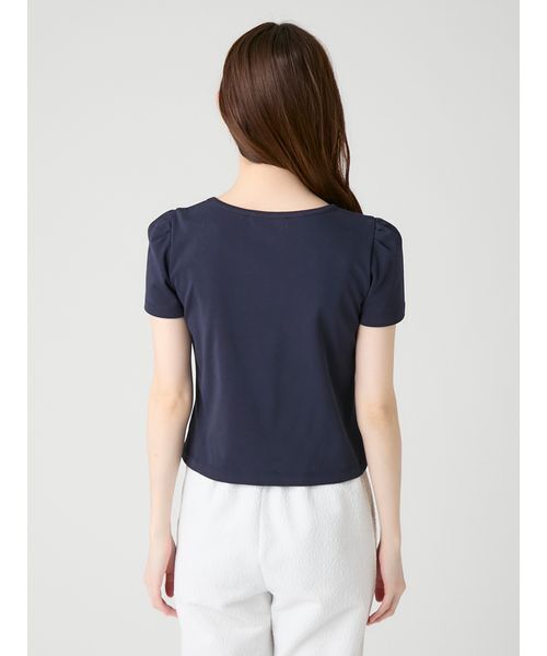 CELFORD(セルフォード)の「【洗える】フラップポケットカットソー(Tシャツ/カットソー・レディース・ネイビー/ホワイト/その他/ライトピンク・F)」の9枚目の写真