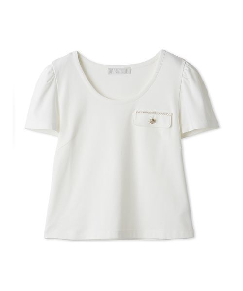CELFORD(セルフォード)の「【洗える】フラップポケットカットソー(Tシャツ/カットソー・レディース・ネイビー/ホワイト/その他/ライトピンク・F)」の20枚目の写真