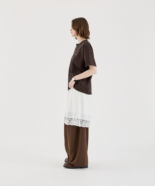 ONCILY(オンシェリー)の「ASSORT HEART LOGO HENLEY TEE / アソートハートロゴヘンリーTシャツ(Tシャツ/カットソー・メンズ・レッド/グレー/ブラック/ピンク/ブラック系その他・SMALL/LARGE/MEDIUM)」の21枚目の写真