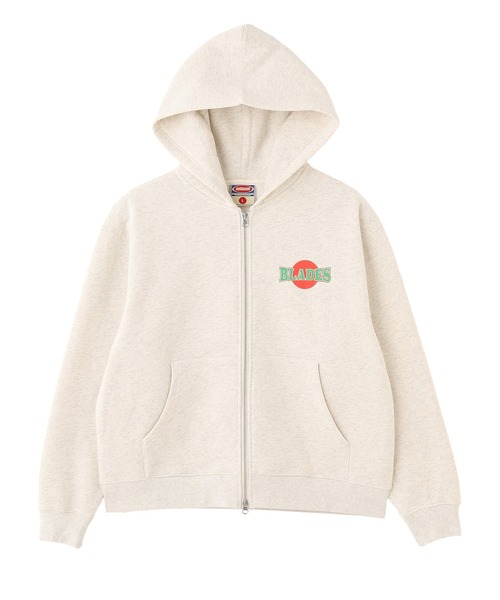 styles(スタイルス)の「METALWOOD BLADES GYM ZIP HOODED SWEATSHIRT MWS25-06-106(パーカー・メンズ・ライトグレー・L)」の1枚目の写真