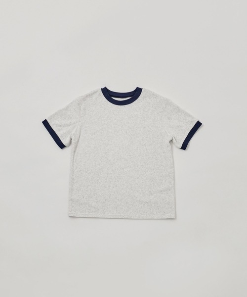 etoll.(エトル)の「パイル地リンガーネックTシャツ(Tシャツ/カットソー・レディース・ネイビー/オートミール/グリーン/ピンク/ブルー・M)」の15枚目の写真