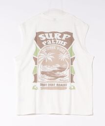 【Kahiko】SURF＆Palms ビーチリーMEN'Sタンクトップ