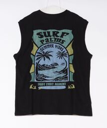 【Kahiko】SURF&Palms ビーチリーMEN'Sタンクトップ