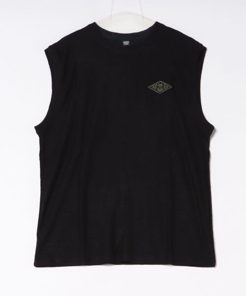 Kahiko（カヒコ）の「【Kahiko】SURF＆Palms ビーチリーMEN'Sタンクトップ（タンクトップ・メンズ・ブラック/ホワイト/ベージュ/グリーン・FREE）」の6枚目の写真