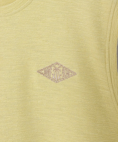 Kahiko（カヒコ）の「【Kahiko】SURF＆Palms ビーチリーMEN'Sタンクトップ（タンクトップ・メンズ・ブラック/ホワイト/ベージュ/グリーン・FREE）」の10枚目の写真