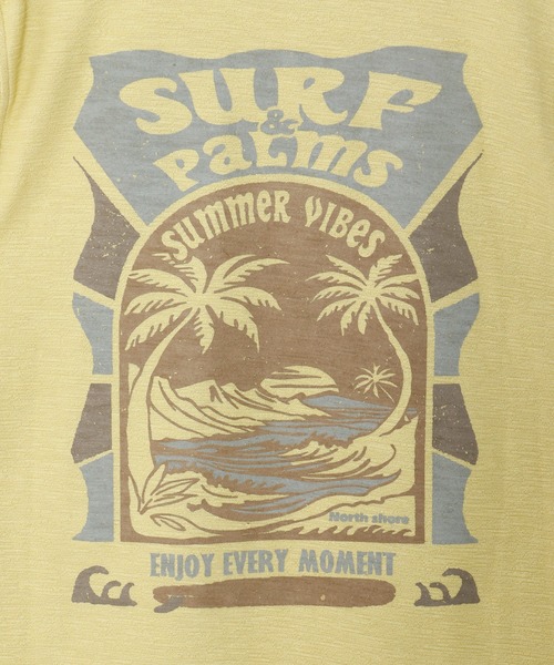 Kahiko（カヒコ）の「【Kahiko】SURF＆Palms ビーチリーMEN'Sタンクトップ（タンクトップ・メンズ・ブラック/ホワイト/ベージュ/グリーン・FREE）」の11枚目の写真