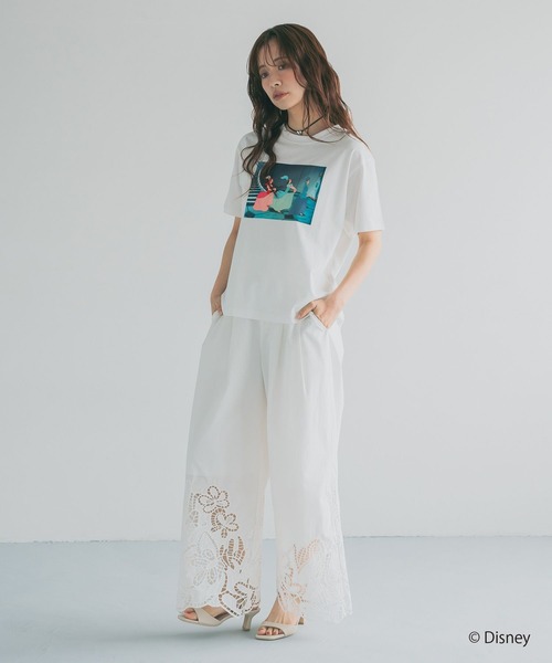 mysty woman(ミスティウーマン)の「【WEB限定】ドリゼラ&アナスタシア/ルシファー/Tシャツ 878228(Tシャツ/カットソー・レディース・チャコールグレー/オフホワイト・FREE)」の10枚目の写真