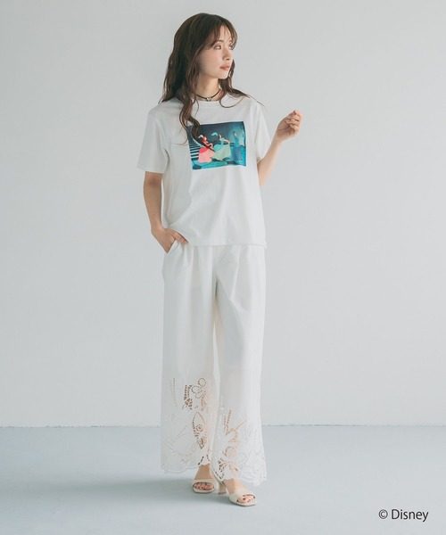 mysty woman(ミスティウーマン)の「【WEB限定】ドリゼラ&アナスタシア/ルシファー/Tシャツ 878228(Tシャツ/カットソー・レディース・チャコールグレー/オフホワイト・FREE)」の11枚目の写真