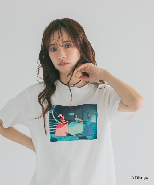 mysty woman(ミスティウーマン)の「【WEB限定】ドリゼラ&アナスタシア/ルシファー/Tシャツ 878228(Tシャツ/カットソー・レディース・チャコールグレー/オフホワイト・FREE)」の14枚目の写真