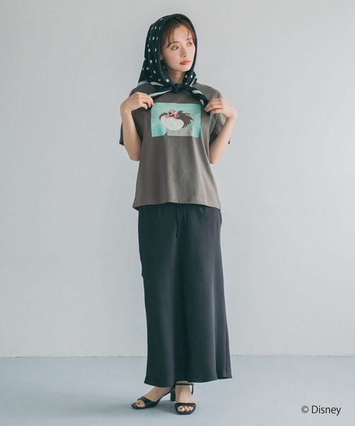 mysty woman(ミスティウーマン)の「【WEB限定】ドリゼラ&アナスタシア/ルシファー/Tシャツ 878228(Tシャツ/カットソー・レディース・チャコールグレー/オフホワイト・FREE)」の17枚目の写真